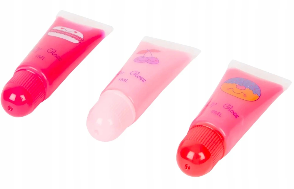 Depesche Top Pachnące Błyszczyki do ust Beauty and Me x3 ARBUZ /WINOGRONA /PIANKI