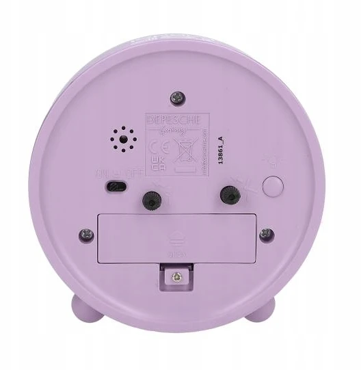 Depesche TOPMODEL - ALARM CLOCK COWGIRL - PURPLE
