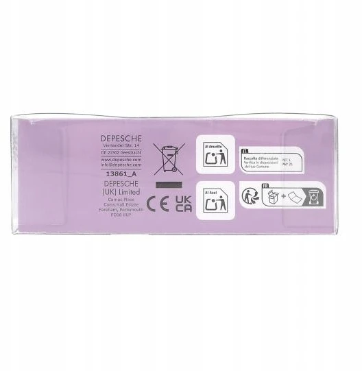 Depesche TOPMODEL - ALARM CLOCK COWGIRL - PURPLE