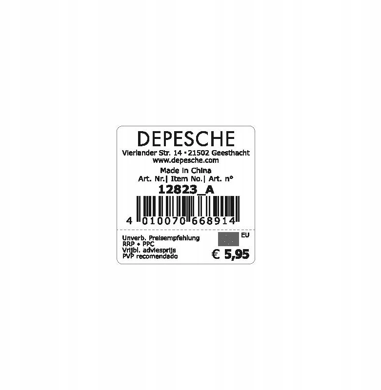 Depesche TOPModel BEAUTY i AND ME kosmetinė plaukų juosta su pandos motyvu 12823