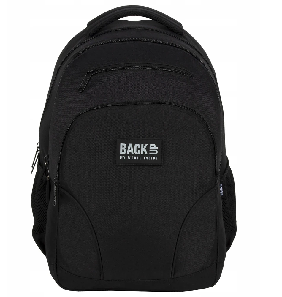 Derform Kuprinė jaunimui Backup juoda 30l, talpi, su skyriumi nešiojamam kompiuteriui