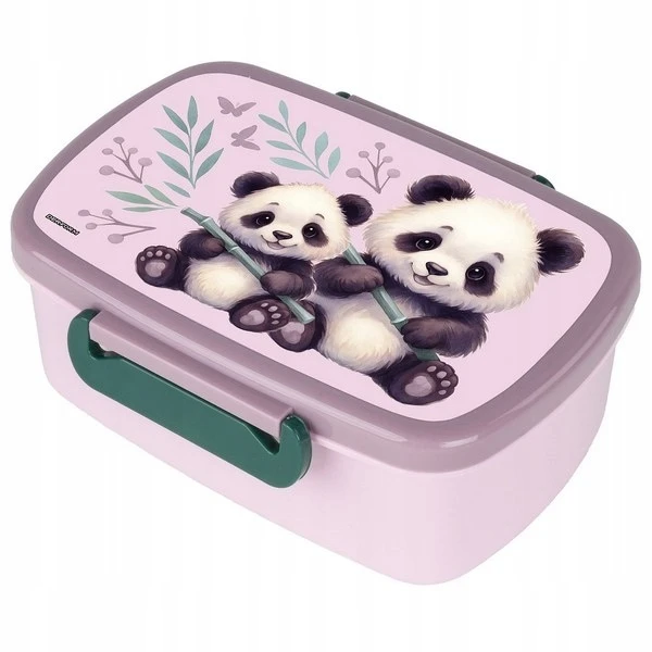 DERFORM ŚNIADANIÓWKA SZKOLNA POJEMNIK NA ŻYWNOŚĆ PANDA