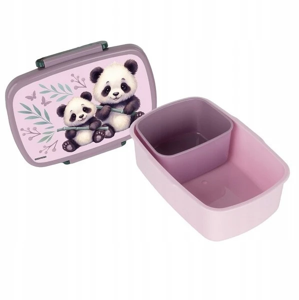 DERFORM ŚNIADANIÓWKA SZKOLNA POJEMNIK NA ŻYWNOŚĆ PANDA