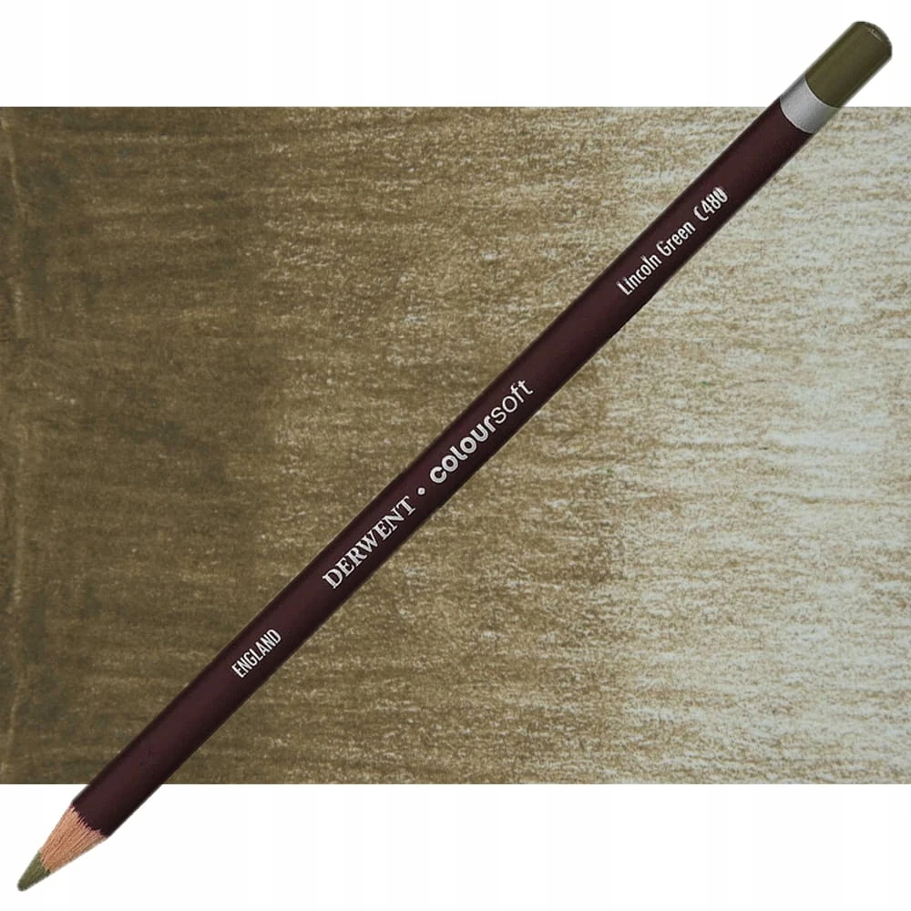 Derwent Coloursoft pieštukas - Lincoln Žalias C480