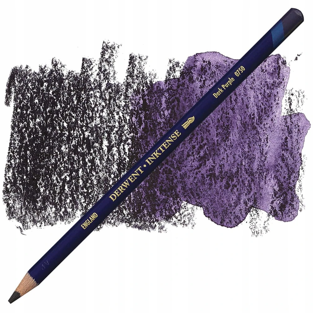 Derwent Inktense spalvotieji pieštukai - Tamsiai violetinė 075