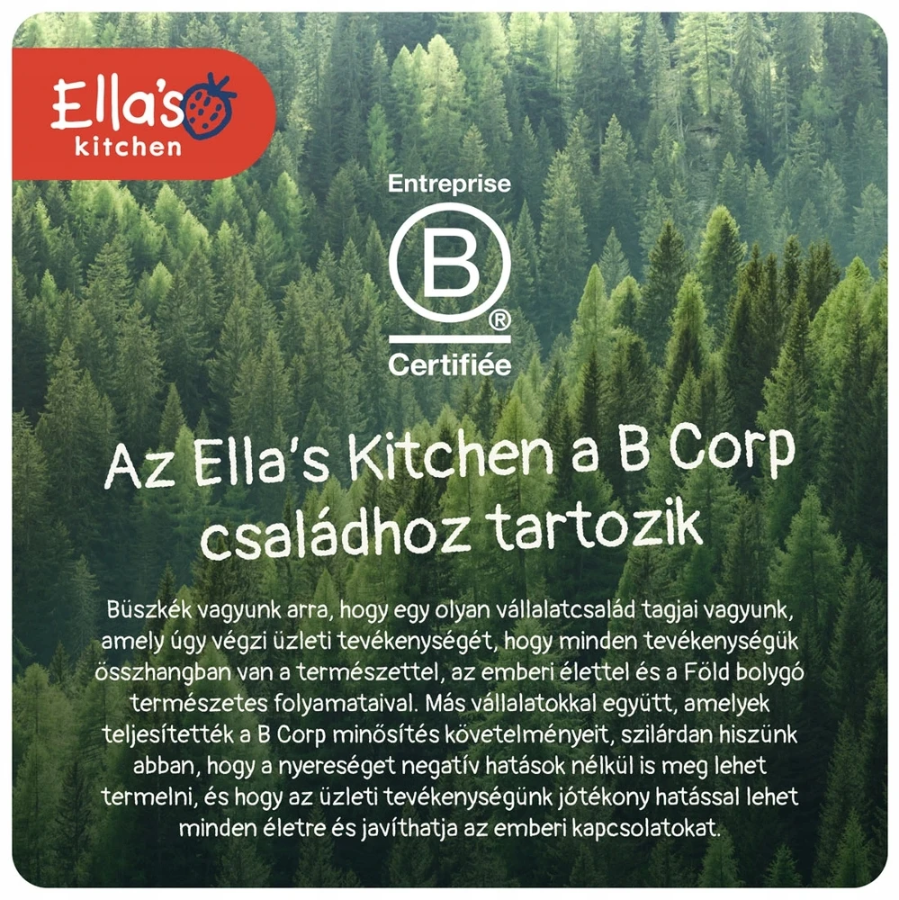 Desertas vaikams BIO braškių ir obuolių putėsiai Ella's Kitchen 120g