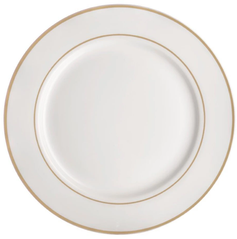 Desertinė lėkštė Aura Gold Ambition 19cm balta