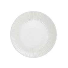 Desertinė lėkštė AMBITION Perla, baltos sp., porcelianas, 22 cm