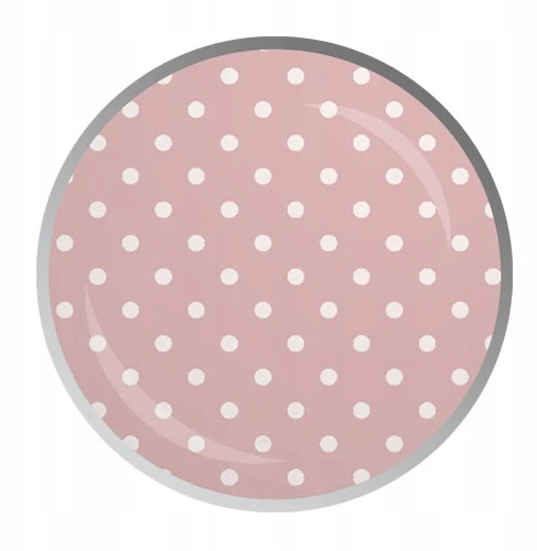 Designpremium Medvilninė pagalvės užvalkalas 70x80 cm, tamsiai rožinis su taškeliais