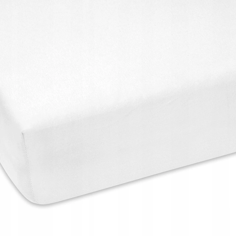 Designpremium ŠVIESUS Baltas LAKŠTAS Baltas JERSEY - 80x180 cm