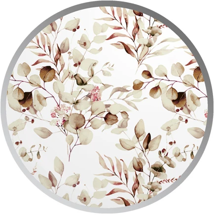 Designpremium Užvalkalas na poduszkę 40x60 cm w gałązki listki