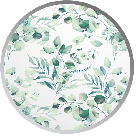 Designpremium Užvalkalas na poduszkę eukaliptus miętowa 40x60 cm