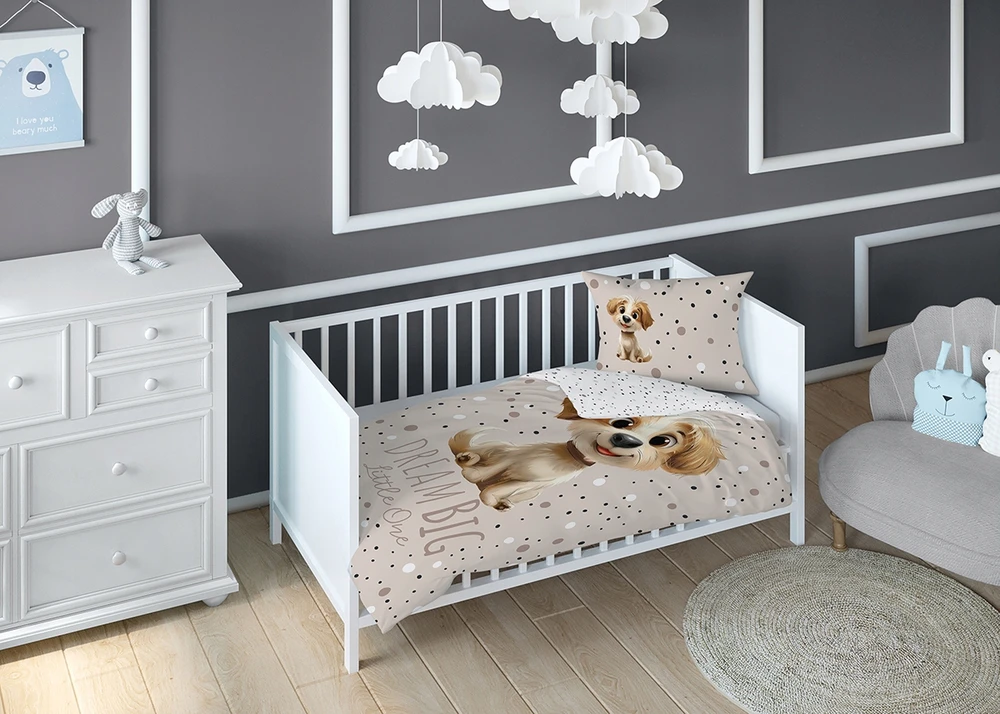 Eurofirany vaikiškas patalynės komplektas PPG-165, 90x120, 2 dalių