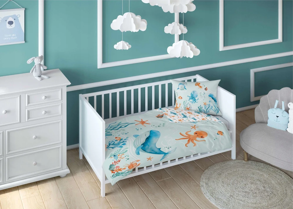 Detexpol Eurofirany vaikiškas patalynės komplektas PPG-157, 100x135, 2 dalių