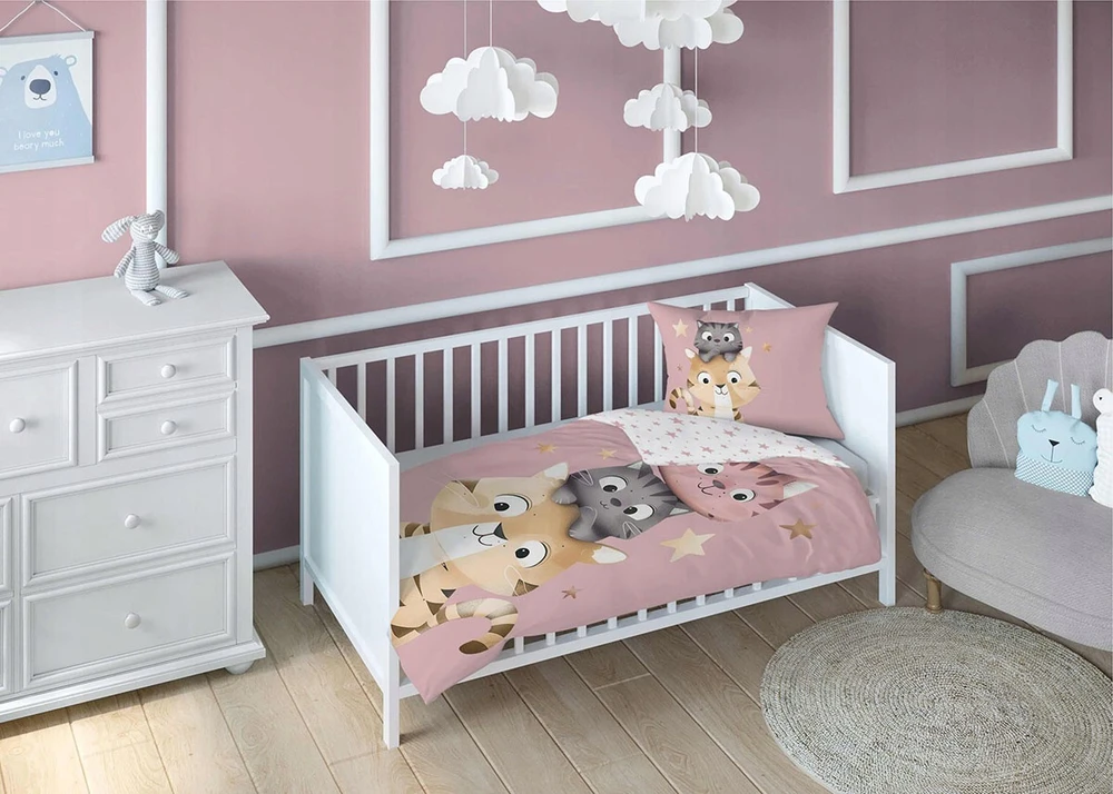 Eurofirany vaikiškas patalynės komplektas PPG-163, 90x120, 2 dalių