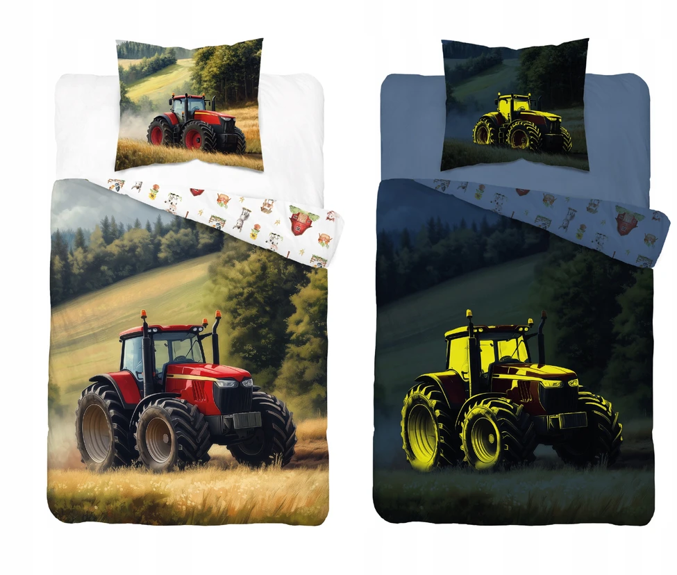 Detexpol Jaunimo patalynė 140x200cm TRAKTOR -100% MEDVILNĖ
