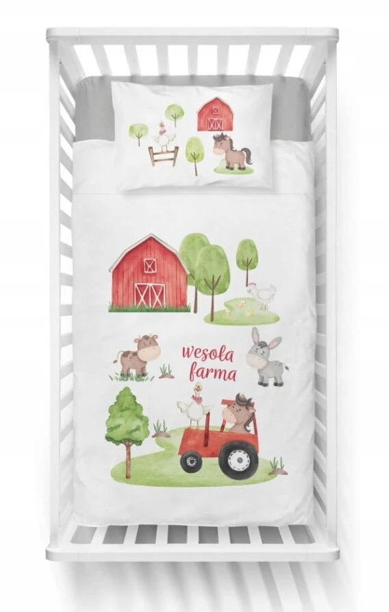 Detexpol Kūdikių patalynė 90x120 Tractor Farm COTTON