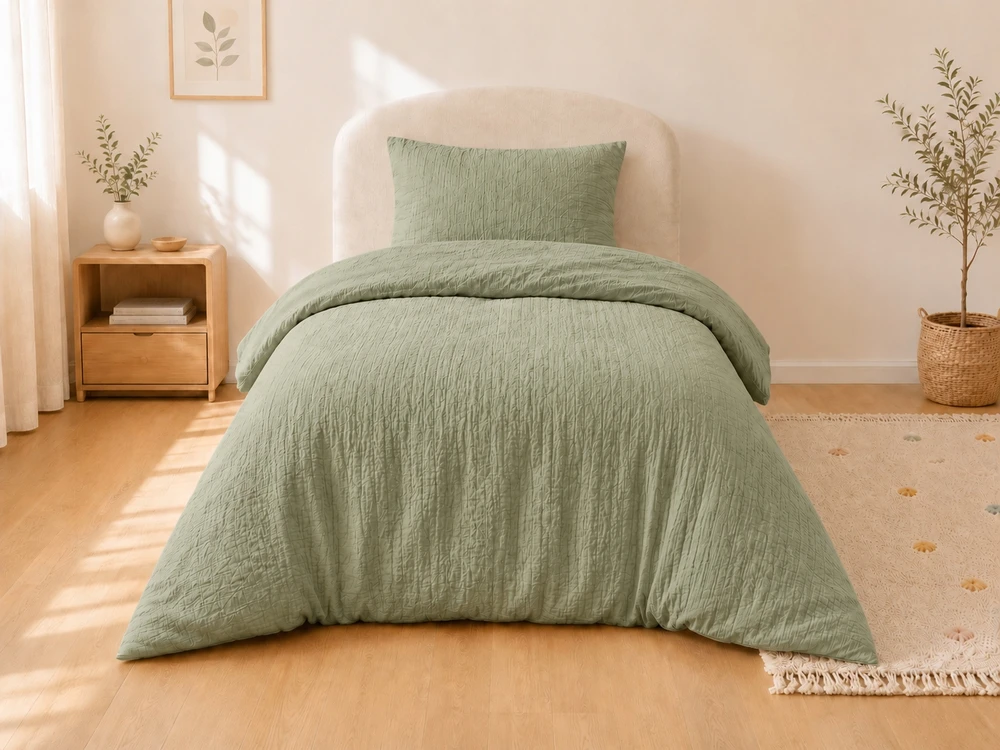 Detexpol „Muslin“ kūdikių patalynė 100x135 mėtų MEDVILNĖ Premium