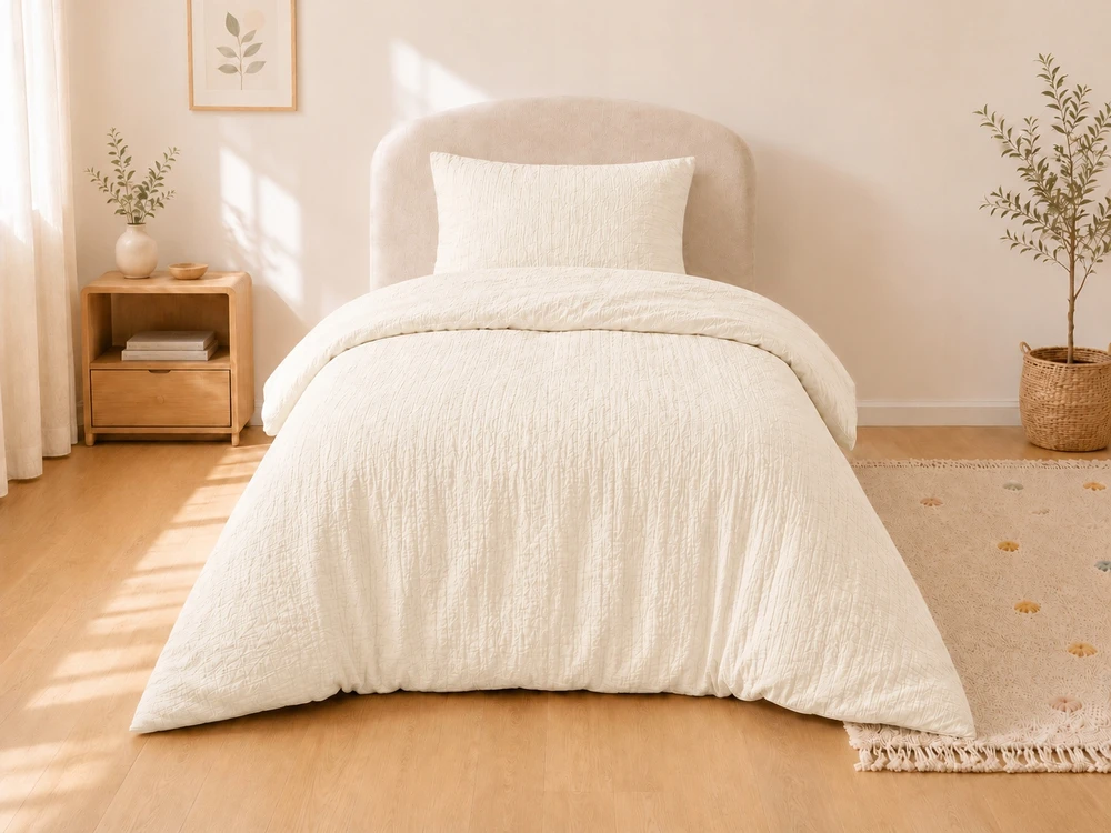 Detexpol Muslin kūdikių patalynė 90x120 kreminė Ekri COTTON Premium