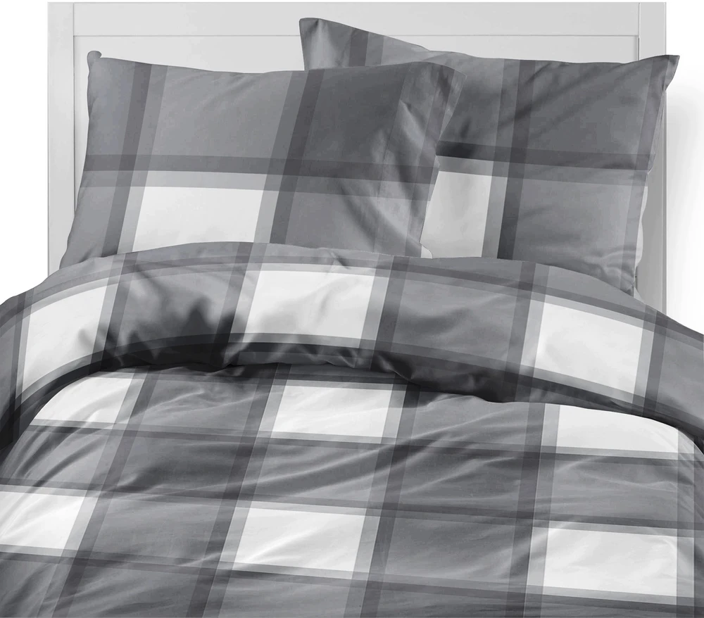 Detexpol Patalynė Flanelowa 220x200 KRATKA 100% Medvilnė Gruba i Ciepła JESIEŃ ZIMA