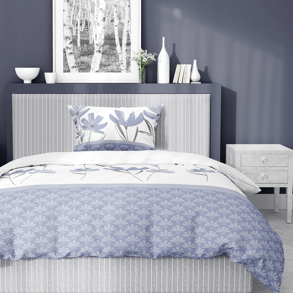 Patalynės komplektas Detexpol Satininė medvilninė patalynė PREMIUM 140x200 + pagalvės užvalkalas 70x80