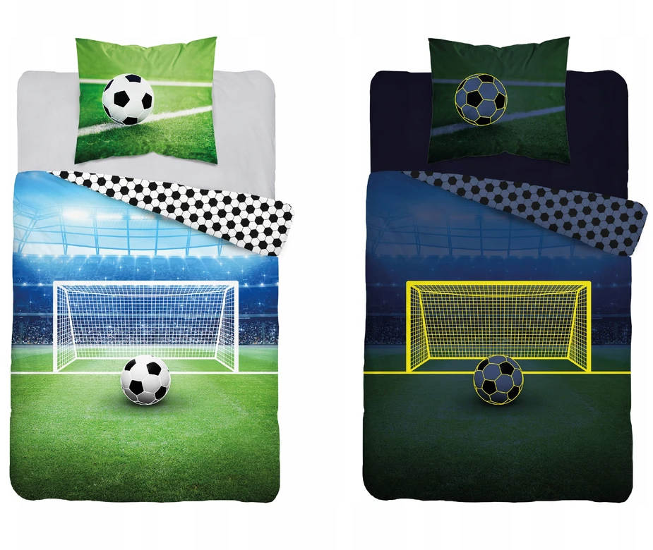 Detexpol ŠVYTI TAMSIOJE PATALĖJE 140 x 200 FUTBOLIS FUTBOLO ĮVARTOS LAUKAS