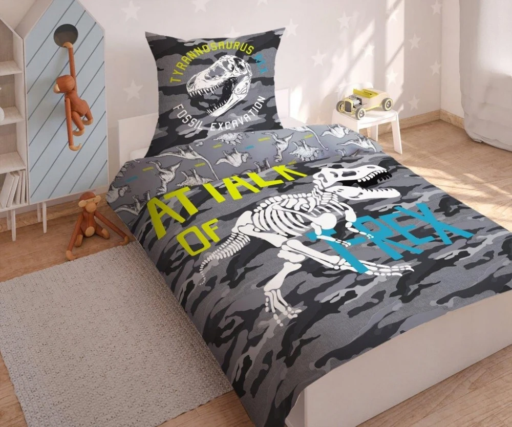 Detexpol Tamsoje šviečianti patalynė 140x200 dinozaurai