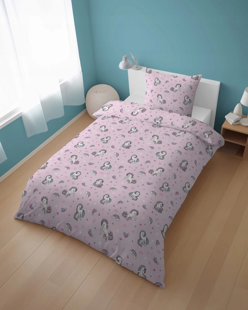 Detexpol Vaikiška patalynė 160x200 Unicorn XOXO Dreams