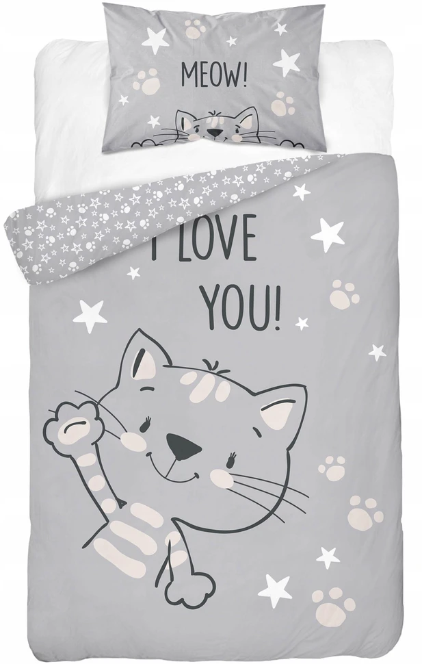 Patalynės komplektas Detexpol Vaikiška patalynė lovai 100X135 BABY CAT vaikiškam kačiukui