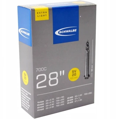 Kamera 28/27" Schwalbe SV20 ExtraLight Long (18/25-622)