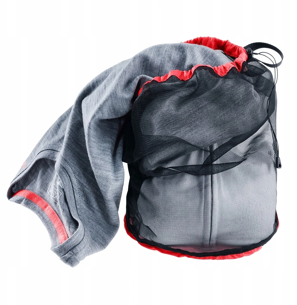 Deuter Mesh Sack 5 - 5l tamsiai raudonas-juodas kelioninis maišelis