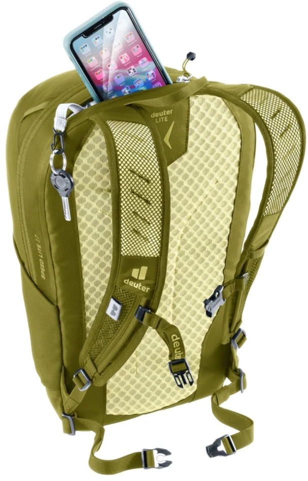 Deuter Speed Lite 17L kuprinė Žygio kuprinė Gelsvai žalsva spalva Polietersulfonas (PES)