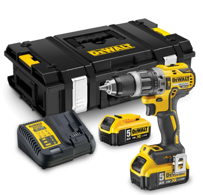 DEWALT Smūginis veržliasukis 1/2" 12V 340Nm 2x5,0Ah DCF901P2