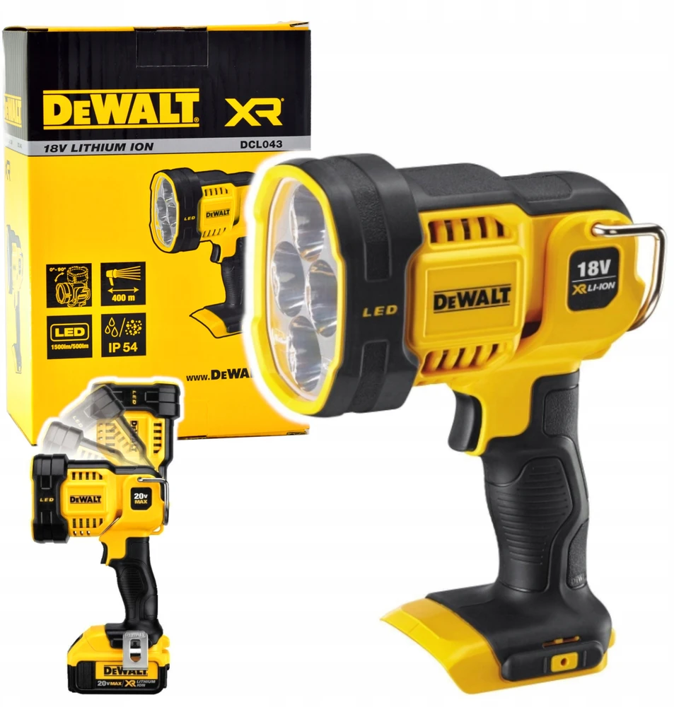 DeWalt LED žibintuvėlis DCL043-XJ 18V XR Li-Ion