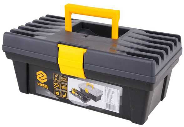 VOREL PLASTIKINIS ĮRANKIŲ DĖŽUTĖ 12" 78801