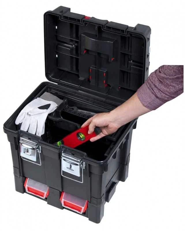 Dėžė įrankiams su ratais Patrol Wheelbox HD Compact | (49,5x36x71cm)