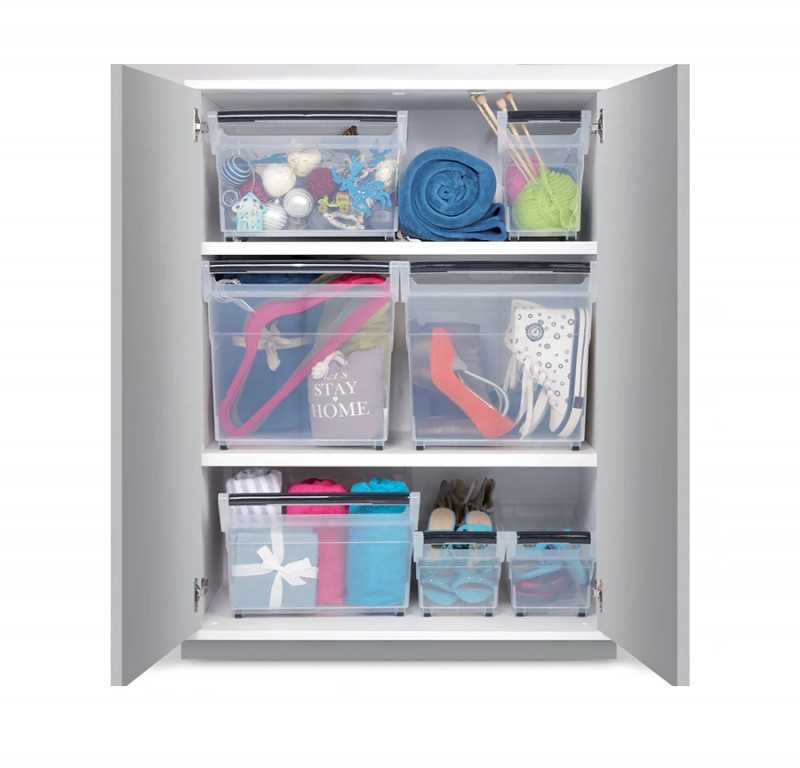 Prosperplast Dėžė plastikinė permatoma 58x38x26 cm NUK low KEDEN NUK6L-S429