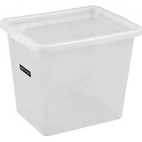 NHG Dėžė su dangčiu Basic box Plast Team 29L permatoma