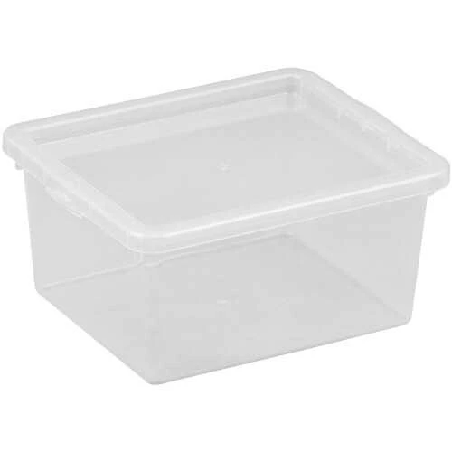 NHG Dėžė su dangčiu Basic box Plast Team 2L permatoma