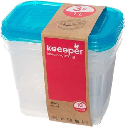 Dėžutė maistui KEEEPER 330153 3 vnt 1 l