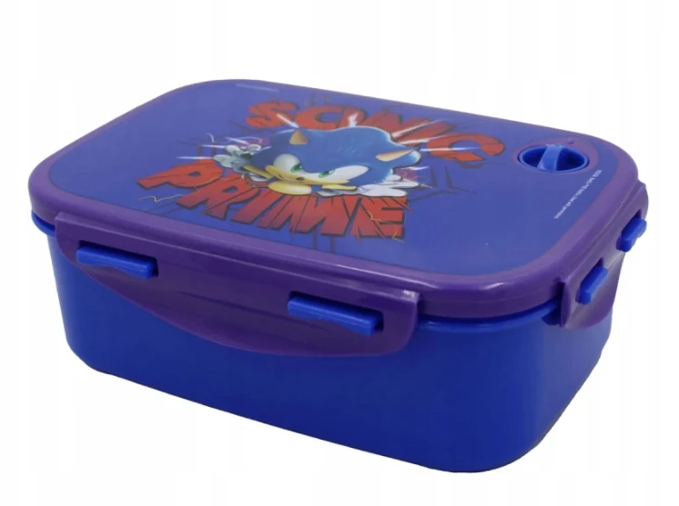 Dėžutė maistui "sonic" su 4 užsegimais