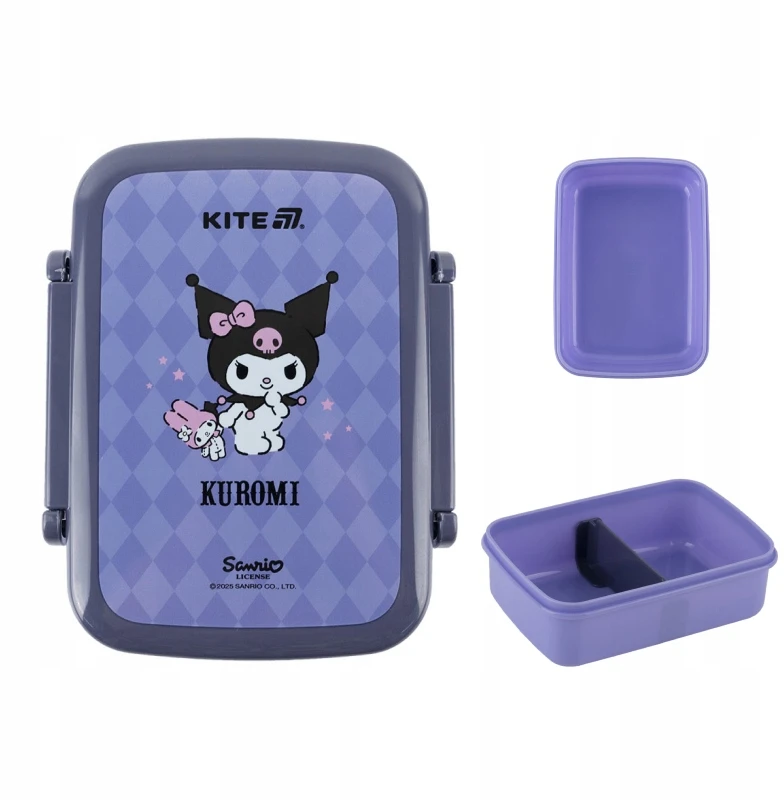 Dėžutė maistui su skyreliais Kuromi Kite 420ml