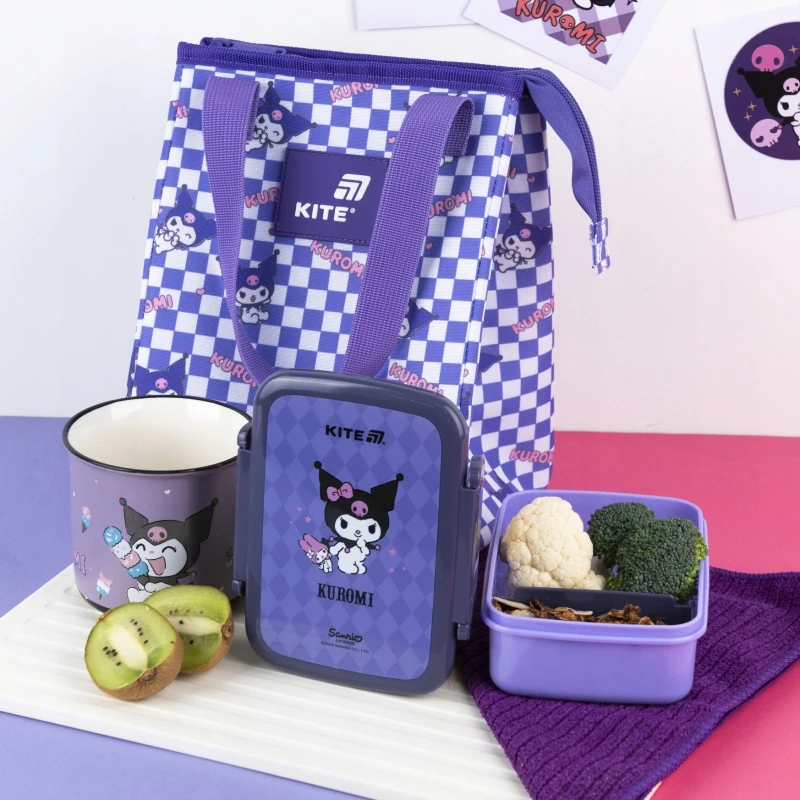 Dėžutė maistui su skyreliais Kuromi Kite 420ml