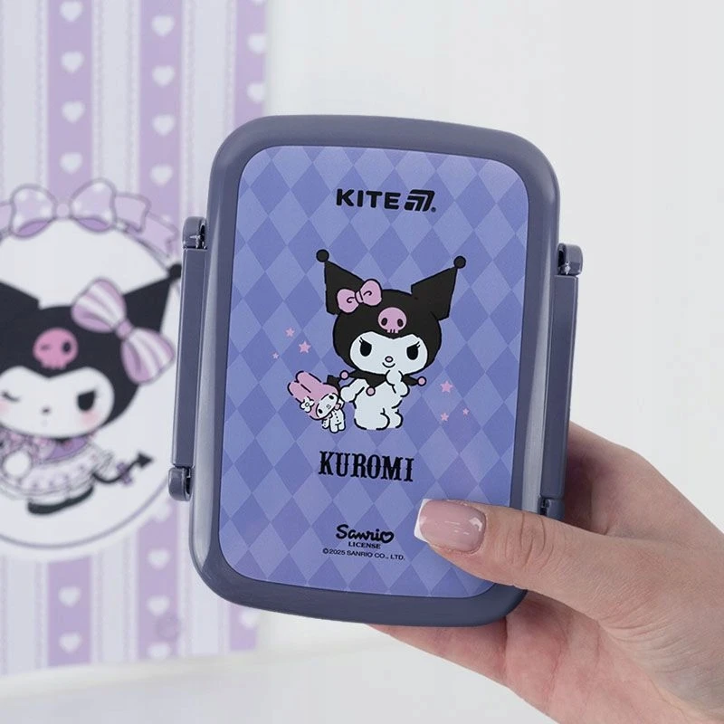 Dėžutė maistui su skyreliais Kuromi Kite 420ml