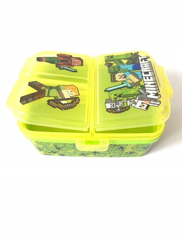 Dėžutė pusryčiams Stor Minecraft 900 ml, 3 skyrių