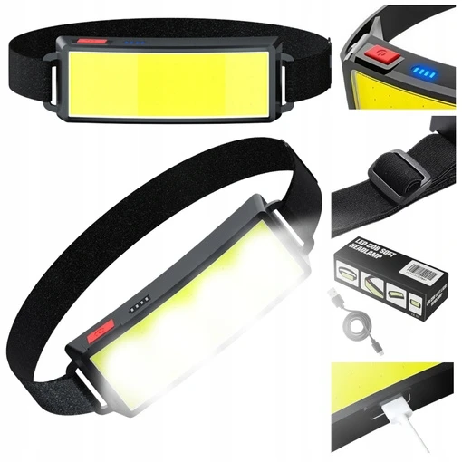 Diaway LATARKA CZOŁOWA LED AKUMULATOROWA MOCNA CZOŁÓWKA TAKTYCZNA LM USB SZPERACZ