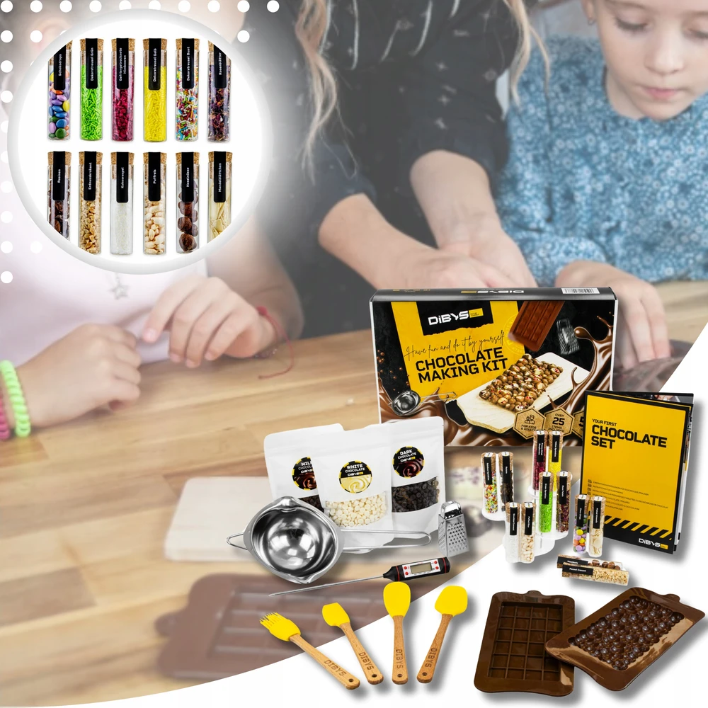 Dibys ŠOKOLADO GAMYBOS RINKINYS CHOCOLATE MOL dovana vaikui