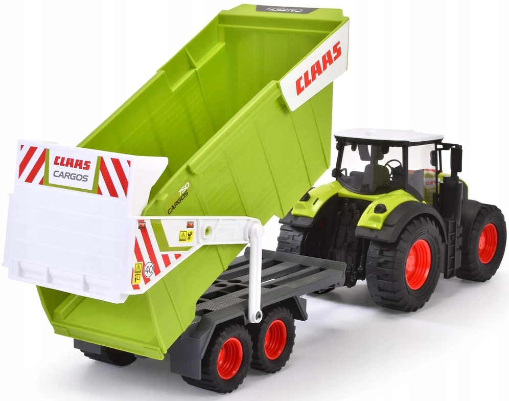 „Dickie Farm“ didelis „Claas“ traktorius su 64 cm priekaba