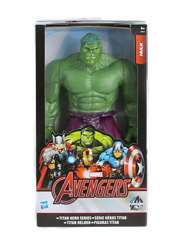 Didelė figūrėlė HULK AVENGERS HASBRO 30 cm B0443 nauja TITAN HERO serija