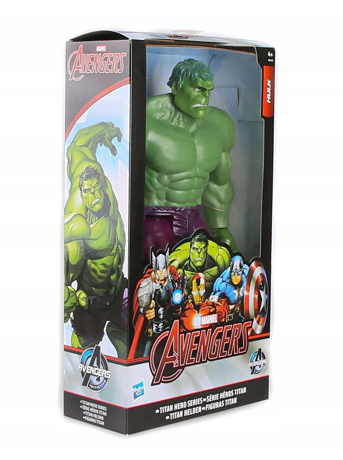 Didelė figūrėlė HULK AVENGERS HASBRO 30 cm B0443 nauja TITAN HERO serija